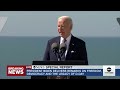 President Biden commemorates 80th anniversary of D-Day with Normandy speech defending democracy
