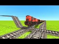 3 CRAZY TRAINS CRASH ON MULTIPLE SPEED BREAKERS AND FLYING RAILROAD ▶️ train Simulator | CrazyRails