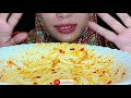 SPICY KLENGER❗SPICY KOREAN FRIED NOODLES RAW CAYME CHILLI GRENJEL MEATBALLS | MUKBANG ASMR |EATING