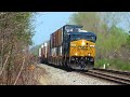 I Was Filming a CSX GP40-3 and This Happened. MOW Equipment on CSX Train.  CSX Manifest Train + More
