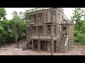 Building Creative A Modern 4-Story Villa House By Ancient Skill Design In The Forest