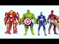 Assemble Avengers  Spider-Man, Captain America, Hulk Smash And IronBuster ~ Avengers Superhero Toys