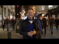 Drunk guy wanders into travel show