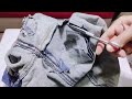 A genius idea to fix a hole on jeans between the legs in a way that will surprise you