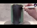How to Frost a Cake & Stencil featuring | Frost Form | Butter Ganache Frosting
