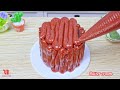 Miniature Rainbow KITKAT Cake Easy Recipes 🌈 How To Make Miniature KitKat Cake By Baking Yummy🍫