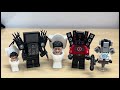 Lego Skibidi toilet|Titan Tvman and Titan Speakerman vs Ultimate Titan Tvman/ Unofficial Minifigures