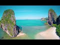 FLYING OVER THAILAND (4K UHD) - Calming Music With Beautiful Nature Video - 4K Video Ultra HD