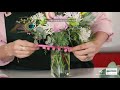 How to make a Mason Jar Arrangement | Floristry for Beginners