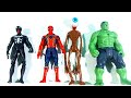 Assembling Marvel's Venom Knarge Vs Hulk Smash vs Spider-Man vs Siren Head Action Figures Toys