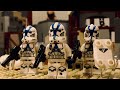 LEGO Star Wars the Clone Wars battle - 501st clone invasion of Jedha City (Stop-Motion Animation)