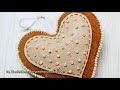 How To Make A Lovely Felt Heart Ornament - DIY Crafts Tutorial - Guidecentral