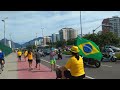 Parque Olímpico: Bolsonaro encontra motoqueiros.