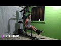 20 ways Workout/Exercise | ES-100 MULTI-HOME GYM EQUIPMENT