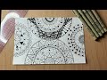Circle Doodle Pattern chat with me and  together we create a mandala doodle pattern that is easy fun