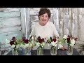 Mason Jar Arrangement - Tutorial - Flowers by the Bunch