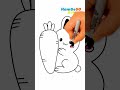 How to draw a cute rabbit easy 🐇✍ Drawing for beginners #art #drawing #rabbit