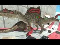 Challenge To Escape from Spinosaurus And Run Over Giant Snake's Head