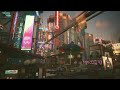Cyberpunk 2077 Kabuki slums, day to night real time
