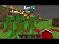 TITAN CREEPER Vs Mikey And JJ In Village In Minecraft - Maizen