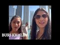 First Day in Dubai | Burj Khalifa & Dubai Frame | MMGYMSISTERS