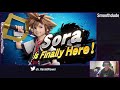 SORA REVEALED in Smash Ultimate | REACTION