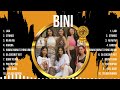 BINI Top Tracks Countdown 🌄 BINI Hits 🌄 BINI Music Of All Time