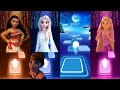 Top 4 Disney Princesses Songs on YouTube | Moana Vs Elsa Vs Anna Vs Rapunzel | Guess the winner !