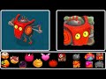 ALL RED TEAM | My Singing Monsters | MonsterBox in Incredibox