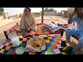 Desert Women Morning Routine in winter | Village Life Pakistan | Traditional Desert Village Food