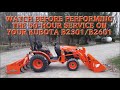 Kubota B2301 100-Hour Review