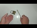 Open any lock in the house with this method