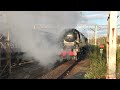 Spamcan 34067 Tangmere passing Edge Hill with the Great Britain XVI (19th April 2024)