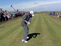 RORY MCILROY 3 WOOD DOWN LINE SCOTTISH OPEN ROYAL ABERDEEN 2014