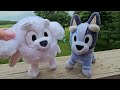 Bluey- Caught in a THUNDERSTORM! ⛈️ Bluey Plushies Toys Pretend