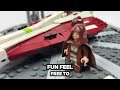 Building a MINIFIG Scale Delta 7 Starfighter for UNDER 50$! LEGO 75333 Upgraded