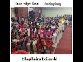 Shaphaira leikashi - Ningshang LIVE|| Fans wipe face for Him