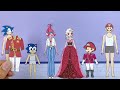 Battle Elsa, Poppy & Mario : Poppy Playtime 3 or Digital Circus? | DIY Paper Dolls Fashion