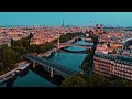 4K 🎥 Paris, France 🗼 Relaxation 🍃 A Journey of Serenity through the City of Lights 🌌