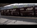 A freight train