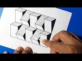 Amazing 3D Trick Art on Graph Paper | Easy Drawing | Samiha 3D Drawing