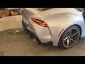 Toyota GR Supra Activeautowerk catted downpipe w stock exhaust