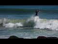 Surfing hurricane Lee in Montauk