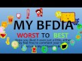 -MY BFDIA- (Worst to Best)