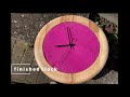 wood turning: a simple clock