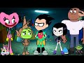 Teen Titans Go! vs. Poppy Playtime and Siren Head Characters - Cartoon Character Swap - SETC