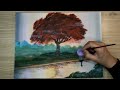 Passing Rain / Acrylic Painting Techniques