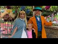 Lane's Disneyland Stroll with Alice of Wonderland and the Mad Hatter