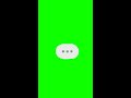 Typing Text Bubble Messenger - Green Screen