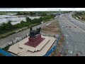 Section of National Road No. 5, Prek Kdam Bridge - Kampong Chhnang Province under construction